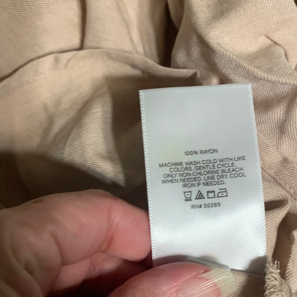 Express Light Beige Casual Shirt - Picture 4 of 4